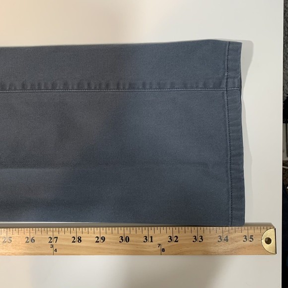 Peter Millar Pants Mens 38x35 Blue Straight Leg Flat Front Preppy - Picture 6 of 8